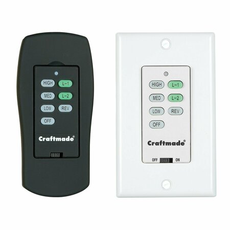 CRAFTMADE Ics Control System  Flat Black ICS-Remote